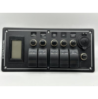 Rocker Switch with 5 Panels - SPST-ON-OFF - PN-LB5Z/VS1 - ASM